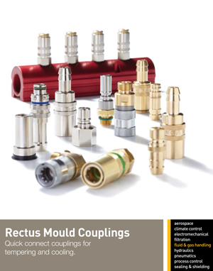 Rectus Mould Couplings Quick connect couplings for tempering and cooling