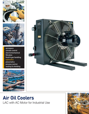 Air Oil Coolers LAC with AC Motor for Industrial Use