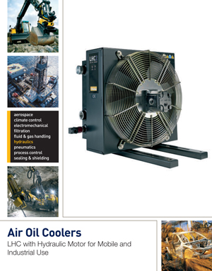 Air Oil Coolers LHC with Hydraulic Motor for Mobile and Industrial Use