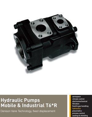 Hydraulic Pumps Mobile & Industrial T6*R Denison Vane Technology, fixed displacement