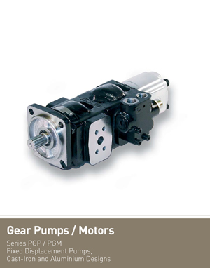 Gear Pumps / Motors Series PGP / PGM Fixed Displacement Pumps, Cast-Iron and Aluminium Designs